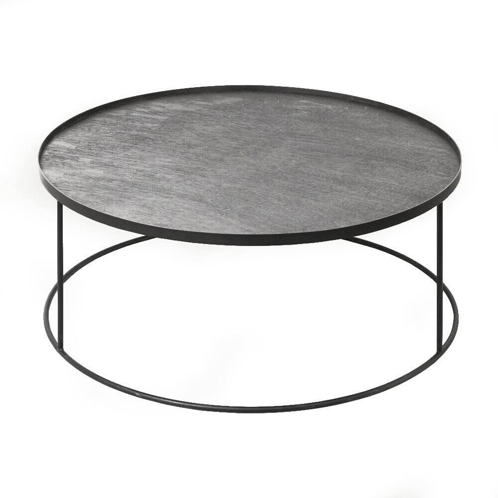 Ethnicraft Round Tray Coffee Table